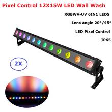 Pixel Control LED Bar Light 12X15W RGBWA-UV 6IN1 LED Wall Wash Light DMX LED Bar DMX Line Bar Stage Lighting Effect IP65 Dj Club 2024 - buy cheap