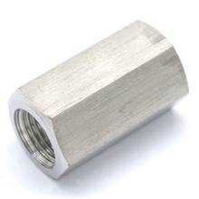 304 Stainless Steel Hex Nut Rod Pipe Fitting Connector Adapter 1/8" BSP Female Threaded Max Pressure 600 Bar 2024 - buy cheap