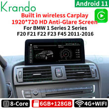 Krando android 11.0 10.25 player player jogador multimídia do carro para bmw série 1 2 f20 f21 f22 f23 f45 2011-2016 nbt evo carplay 2024 - compre barato