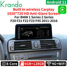 Krando Android 11.0 10.25'' Car Multimedia Player For BMW 1 Series 2 Series F20 F21 F22 F23 F45 2011-2016 NBT EVO Carplay 2024 - buy cheap