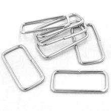 (10 pieces/lot) Iron wire Circle Square circle Ms. bag accessories Metal adjustment buckle Luggage strap buckle 2024 - buy cheap