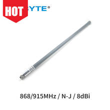 868MHz 915MHz LoRa WIFI Omni Fiberglass Antenna TX900-BLG-55 N-J Connector 8dbi Antenna for Router Modem Long Range IoT 2024 - купить недорого