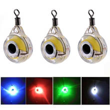 1/3/5pcs Mini Fishing Lure Light LED Deep Drop Underwater Eye Shape Fishing Squid Fishing Bait Luminous Lure for Attracting Fish 2024 - купить недорого