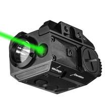 Arma tática, combo laser verde claro, pistola com trilho picatinny ar15 2024 - compre barato