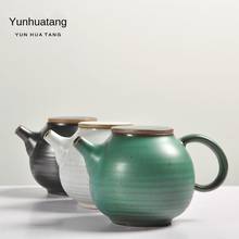 Conjunto de bule para chá, retrô, feito à mão, com tampa retrô, para bule de chá kung fu 2024 - compre barato