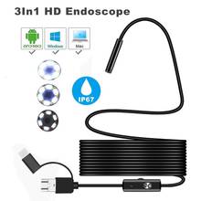 USB Borescope Endoscope Camera Waterproof Inspection HD Camera for Smartphone 2024 - buy cheap