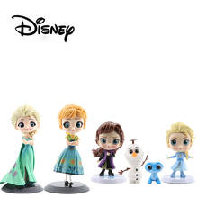 Disney Animation Film Princess Frozen Lovely Beautiful Elsa Anna Action Figures Garage Kit Snow White Model Children's Toy Gifts 2024 - buy cheap