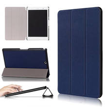 Stand Flip Folio Leather Protective Case for Sony Xperia Z3 Compact 8 inch Tablet  PU Leather Stand Cover Folding Case+film+pen 2024 - buy cheap