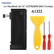 Nohon-bateria para laptop macbook air 13, modelo a1322 a1278 (2009-2012ano), mc101, md313, mb990, mb470, mc700, mc724, mc374, mb990, md313 2024 - compre barato