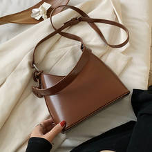 Small Armpit Bag PU Leather Crossbody Bags For Women 2021 Elegant Shoulder Handbags Female Acrylic Chain Cross Body Bag 2024 - buy cheap