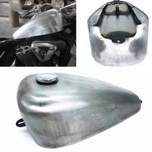 Tanque de combustible de gasolina de 12L para Honda VLX400/600 Steed 400/600, con cubierta de tapa, lata de blindaje de motocicleta modificada hecha a mano 2024 - compra barato