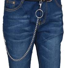 Punk Hip Hop Trendy Belt Key Chain Waist Pants Chain Men Woman Jeans Long Metal Clothing Accessories 2024 - buy cheap