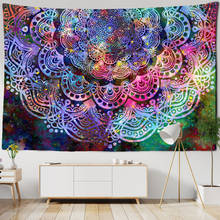 9 Sizes Mandala Indian Tapestry Wall Hanging Bohemian Beach Towel Polyester Thin Blanket Yoga Mat Rug Shawl Throw Sheet 2024 - buy cheap