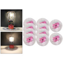 10pcs Lantern Mantles Camping Outdoor Lamp U-Shape Mantle Paraffin Gaslight Mesh Sock Replacement Accessories 2024 - buy cheap