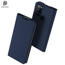 Чехол-книжка DUX DUCIS Skin Pro, кожаный деловой Чехол-бумажник для Samsung Galaxy A21s, чехол A217F со слотом для карты, аксессуары 2024 - купить недорого