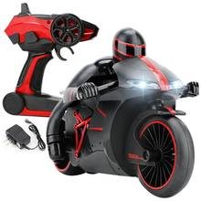2,4G мини модный Rc мотоцикл с крутым светильник, высокая скорость Rc игрушки, модели мотоциклов, дистанционное управление, дрейф, мотор игрушки для детей, подарок 2024 - купить недорого