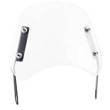 Moto Vintage Headlight Windshield Clear Instrument Visor Wind Deflector For Harley XL Cafe Racer Bobber 5 - 7" Victory Classic 2024 - buy cheap