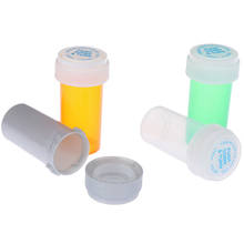 1pc Pill Box Travel Pill Case Plastic Push Down Turn Vial Container Weed Storage Stash Jar Pill Bottle Case Herb Box 2024 - buy cheap