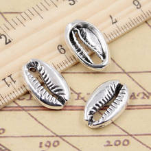 10pcs Charms Bohemian Cowrie Conch Shell 19x12mm Tibetan Silver Color Pendants Antique Jewelry Making DIY Handmade Craft 2024 - buy cheap