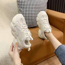 2021 Summer New Casual Lace-up Comfortable Non-slip Sports Women's Thick-soled Vulcanized Shoes Zapatos De Mujer 2024 - buy cheap