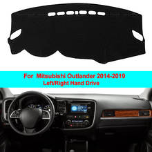 Cubierta interior del salpicadero del coche, 2 capas, alfombra, parasol, para Mitsubishi Outlander 2014, 2015, 2016, 2017, 2018, 2019 2024 - compra barato