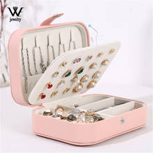 WE 30 stud holes Jewelry Box Travel Jewelry Casket Organizer Makeup Lipstick Storage Box Necklace Earring Ring Container Gifts 2024 - buy cheap