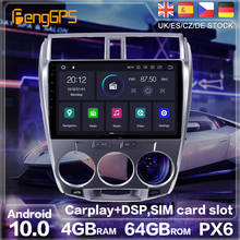 Android 10.0 PX6 GPS Navigation For Honda City 2008-2013 Auto Radio Stereo Car CD DVD Multimedia Auto Player HeadUnit 2 DIN 2DIN 2024 - buy cheap