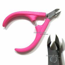 1 pcs Acrylic Stainless Steel Cuticle Nipper Cutter Nail Art Manicure Tool 2024 - buy cheap