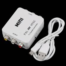 PAL NTSC SECAM to NTSC PAL TV Video System Converter Switcher Adapter Male-female Unshielded Application in Multimedia UK Plug 2024 - compre barato