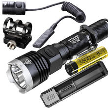 NITECORE P16Tac Tactical Flashlight XM-L2 LED max 1000 lumen beam distance 300 meter outdoor search rescue law enforcement torch 2024 - buy cheap