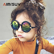 AIMISUV Steampunk Kids Sunglasses Girls Round Frame Luxury Vintage Children's Bee Sunglasses Boy UV400 Oculos Feminino 2024 - buy cheap