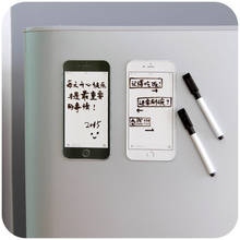 New Creative Phone Refrigerator Sticker Refrigerator Soft Magnetic Tape Message Paste Can be Erased Repeatedly 2024 - buy cheap