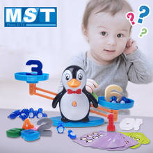 Educational Toy Penguin Elephant Figures Digital Balancing Scales Numbers Learning Counting Math Game Development For Babies Kid 2024 - buy cheap