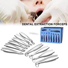 1 conjunto de alicate de extração de dente adulto, instrumento cirúrgico ortodôntico dentário de aço inoxidável 2024 - compre barato