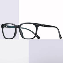 Óculos retrô antirreflexo azul, armação plástica, óculos de aro completo, estilo masculino e feminino 2024 - compre barato