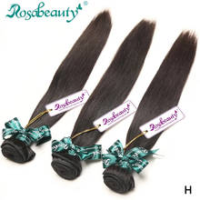 Rosaview 28 30 polegada 3 pacotes cabelo indiano tecer pacotes em linha reta 100% extensão do cabelo humano grau 8a remy frete grátis 2024 - compre barato