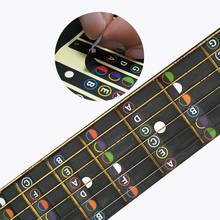 Guitar Fretboard Note Sticker Fingerboard Fret Decals Guitar Trainer Scale Map 6 String Labels Accessories for Guitarra Learning 2024 - buy cheap