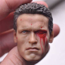1/6 Scale T1 T800 Tough guy Arnold Schwarzenegger War Damage Head Sculpt For 12" Action Figure Body Doll 2024 - buy cheap