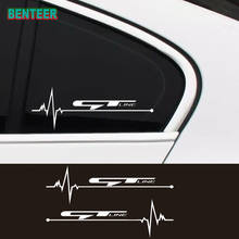 2pcs Car windows sticker for kia rio x-line sportage R Stinger Venga ceed sorento picanto stonic soul 2024 - buy cheap