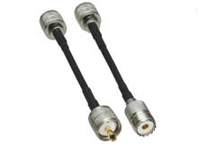 Cable RG58 UHF PL259, enchufe macho a UHF SO239, conector hembra y UHF PL259, recto macho de 6 pulgadas ~ 5M, 1 unidad 2024 - compra barato