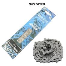 Hg73 9 Speed Mtb Mountain Road Bike Stainless Chain With Magic Buckle 2024 - buy cheap