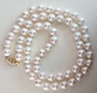 Colar de pérolas south sea brancas e douradas, 18 polegadas, 14k/20 - compare preços