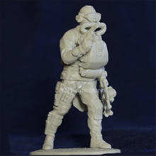 Resin Figure 1/35 Scale Model Kit Frogman Modern Soldier GK Assembly Models Kit Colorless Self-Assembled Toy 2024 - buy cheap