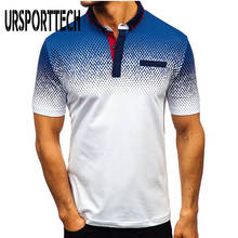 Mens Polo Shirt Oversize New Summer Sports Print Casual Short Sleeve Women Polo Shirts Slim Fit Comfortable Polo Homme Tops 2024 - buy cheap