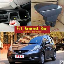 For Honda Fit Jazz 2nd generation Center console Arm Rest Armrest Box central Store content Storage box 2024 - buy cheap