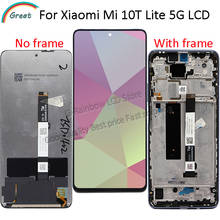 100% протестирован для Xiaomi Mi 10 T Lite 5G LCD M2007J17G дисплей с сенсорным экраном дигитайзер в сборе для xiaomi mi 10 t lite LCD 2024 - купить недорого