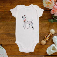 101 Dalmatians Print Infant Bodysuits Summer Baby Girl Boy Newborn Jumpsuit Funny Harajuku Spotted Dog Toddler Romper 2024 - buy cheap