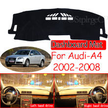 Capa antiderrapante para painel de carro, tapete para audi a4 b6 b7 2002 a 2008, acessório para painel de autos 2003, 2005 e 2006 2024 - compre barato