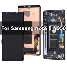 Original AMOLED for Samsung Galaxy Note 8 N950F LCD Display with Touch Digitizer and Frame Assembly Replacement 100% Tested 2024 - buy cheap