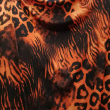 Traje de baño con estampado de leopardo amarillo, ropa de baño con estampado de rayas de serpiente, algodón elástico/Spandex, tejido de punto, costura artesanal 2024 - compra barato